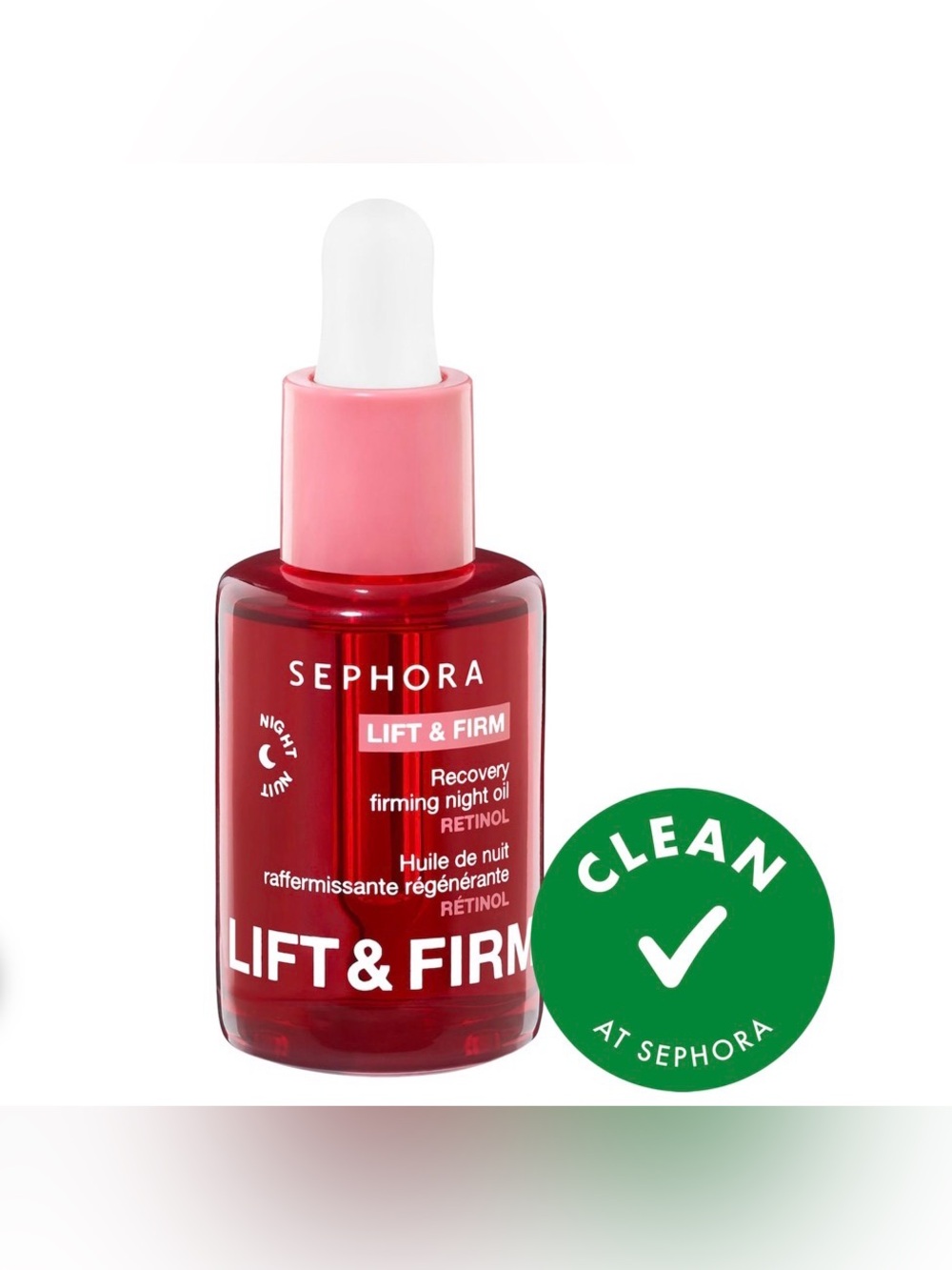Sephora Collection Lift & Firm Recovery Firming Night Oil with Retinol